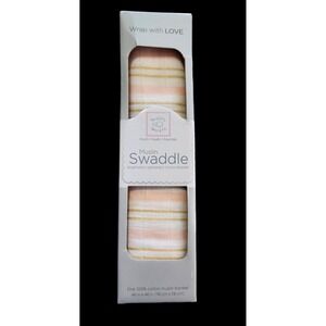 NEW‎ Swaddle Designs Baby Muslin Swaddle Blanket Wrap 100% Cotton Lightweight